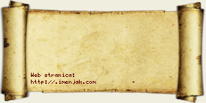 Isidora Mioković vizit kartica